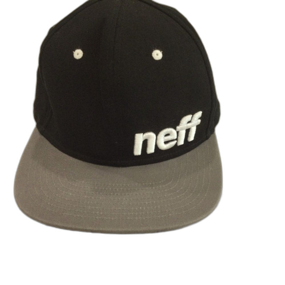 Neff Cap Hat Unisex Snapback “One Size Fits Most” Black Embroidered Baseball Cap - Picture 1 of 9